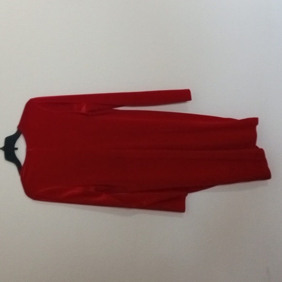 Women's red velvet dress size XXL 🆕🆕 v neck - Picture 2 of 3
